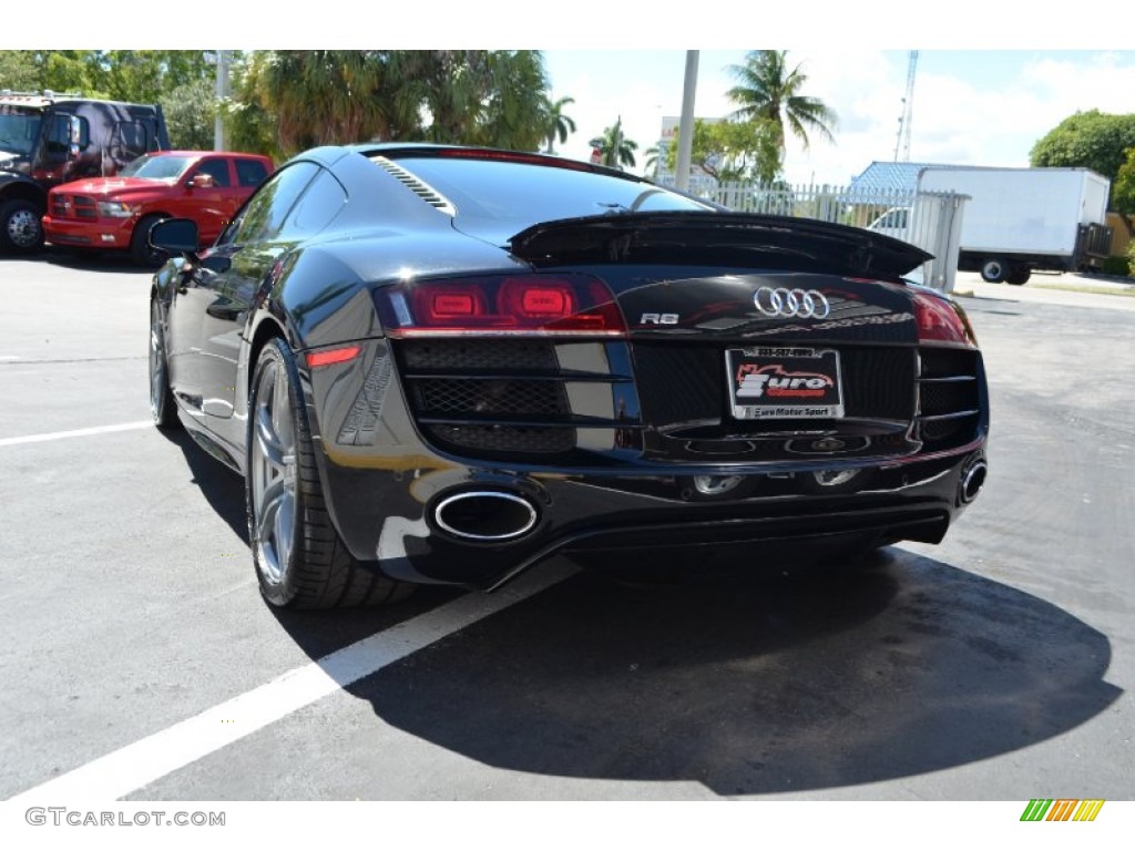 2011 R8 5.2 FSI quattro - Phantom Black Pearl Effect / Black Fine Nappa Leather photo #39