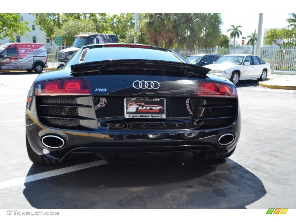 2011 R8 5.2 FSI quattro - Phantom Black Pearl Effect / Black Fine Nappa Leather photo #41
