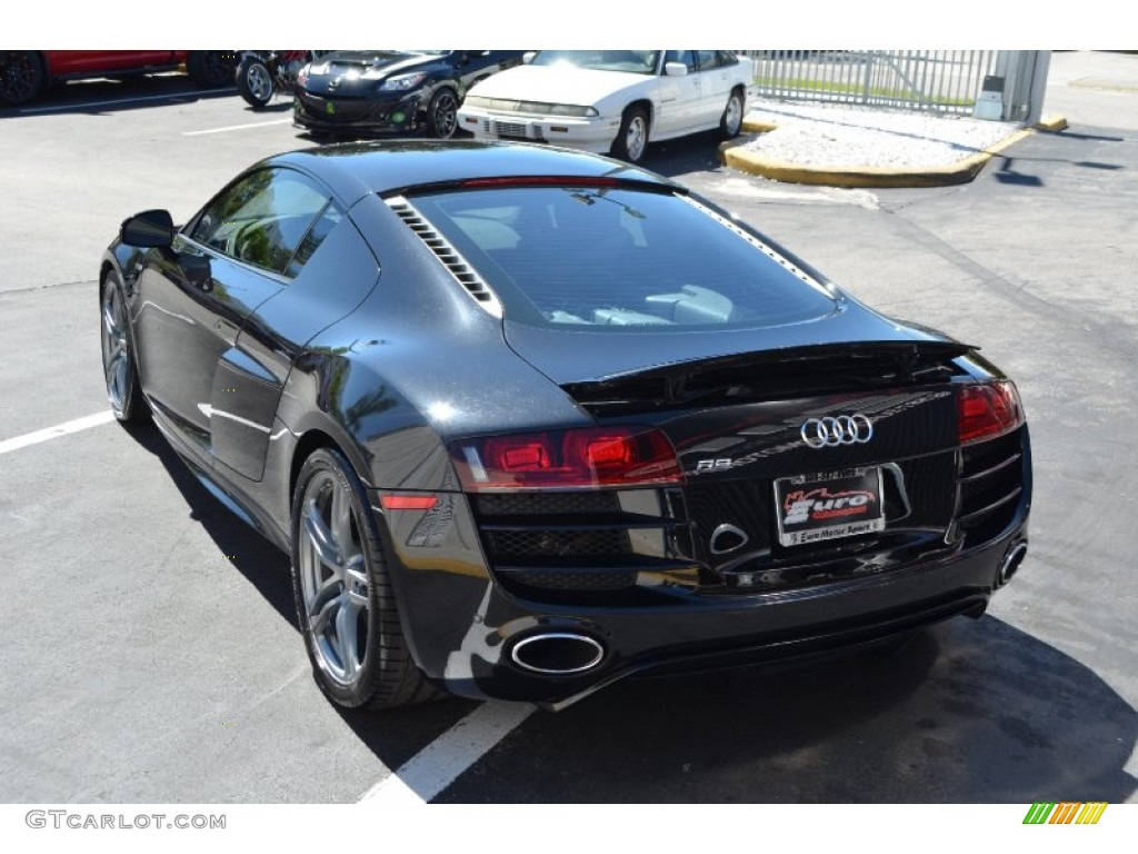 2011 R8 5.2 FSI quattro - Phantom Black Pearl Effect / Black Fine Nappa Leather photo #49