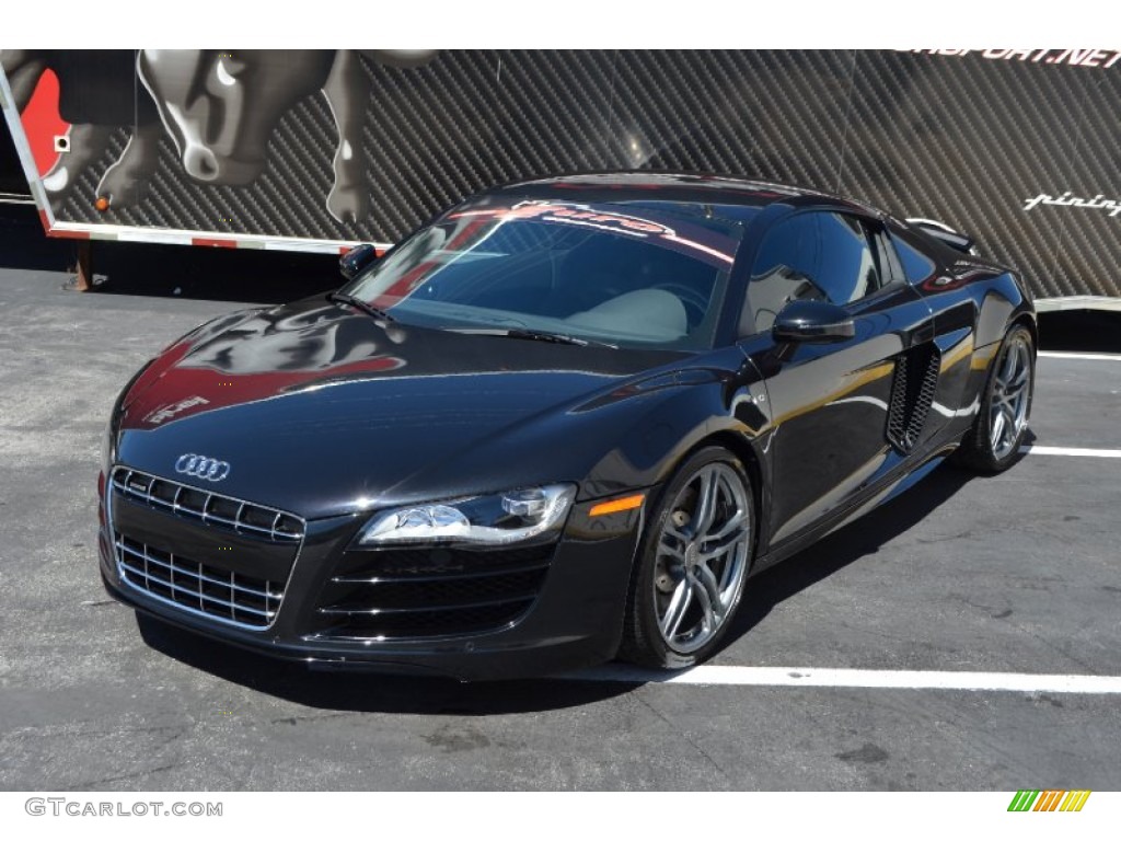 2011 R8 5.2 FSI quattro - Phantom Black Pearl Effect / Black Fine Nappa Leather photo #53