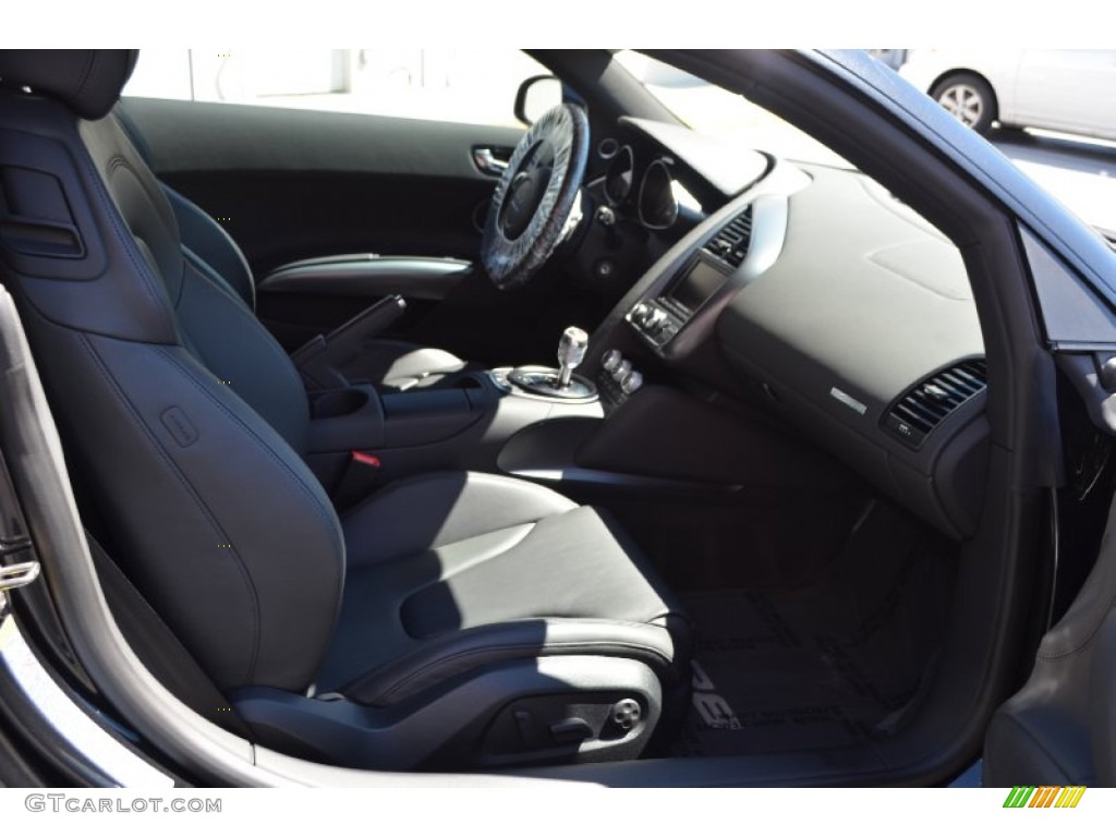 2011 R8 5.2 FSI quattro - Phantom Black Pearl Effect / Black Fine Nappa Leather photo #54
