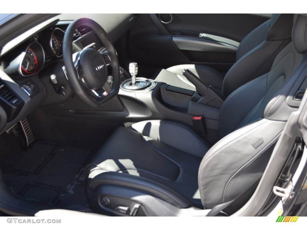 2011 R8 5.2 FSI quattro - Phantom Black Pearl Effect / Black Fine Nappa Leather photo #55