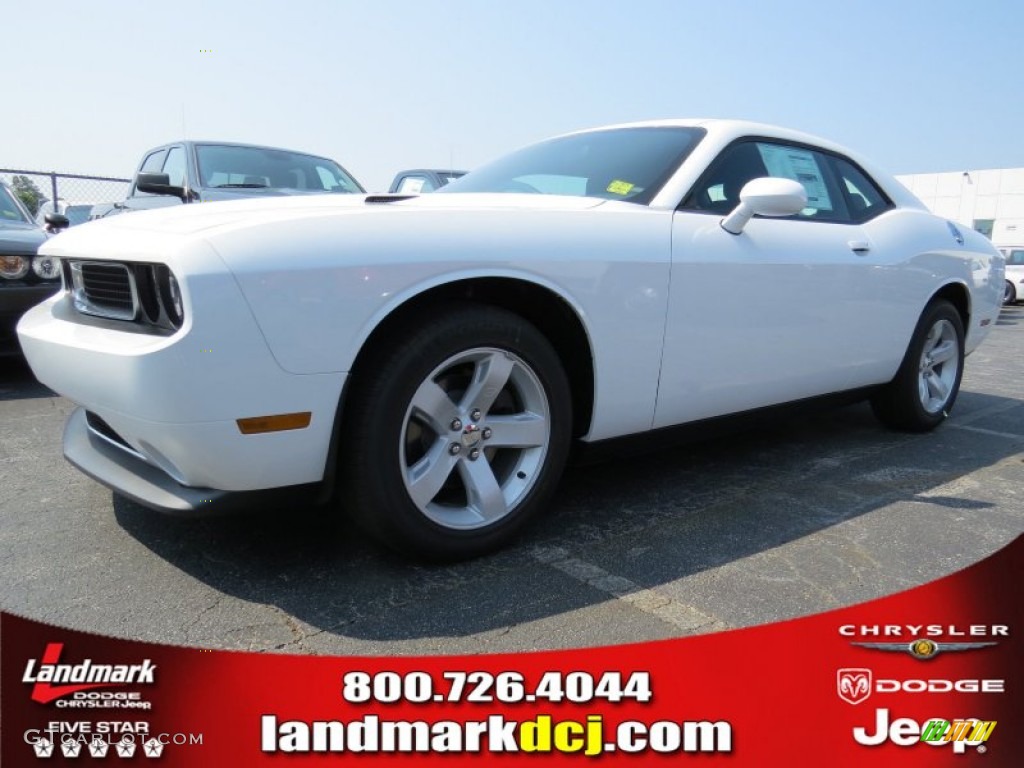 2014 Challenger SXT - Bright White / Dark Slate Gray photo #1