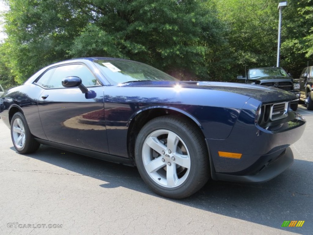 2014 Challenger SXT - Jazz Blue Pearl Coat / Dark Slate Gray photo #4