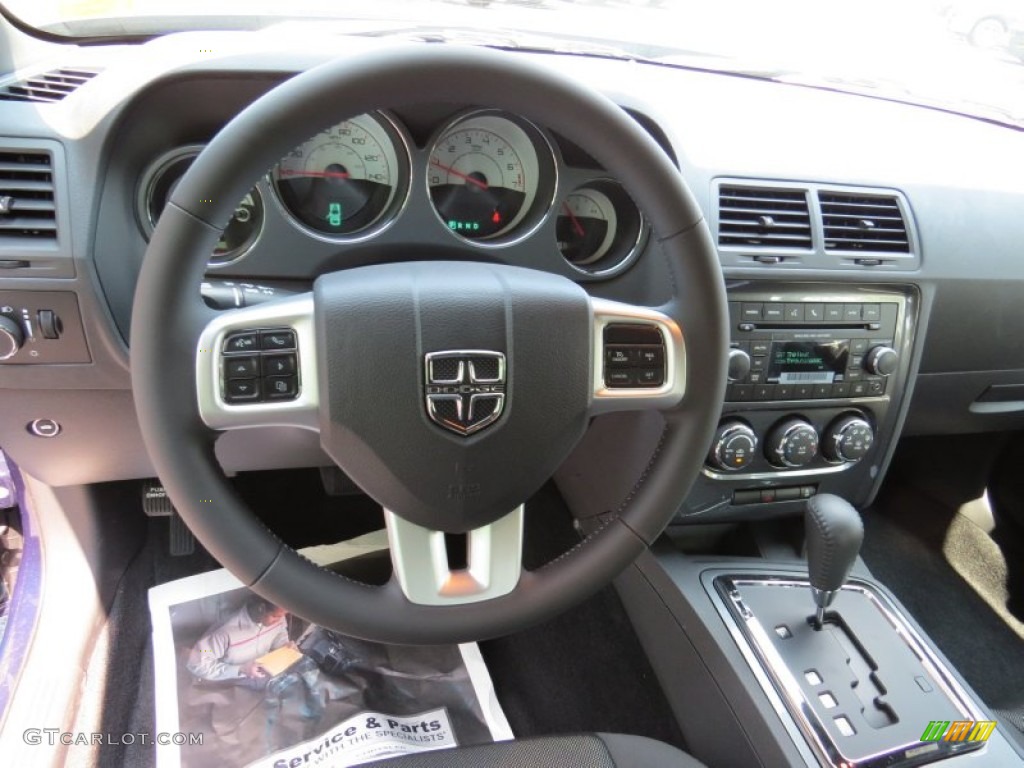 2014 Challenger SXT - Jazz Blue Pearl Coat / Dark Slate Gray photo #7