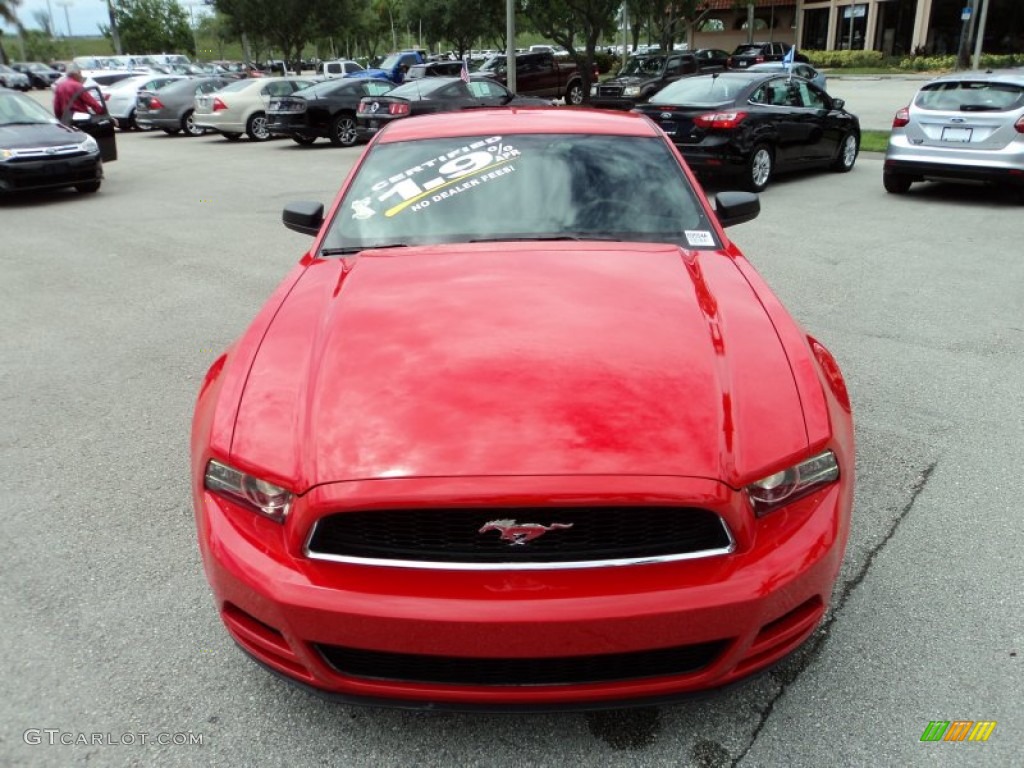 2014 Mustang V6 Coupe - Race Red / Charcoal Black photo #16