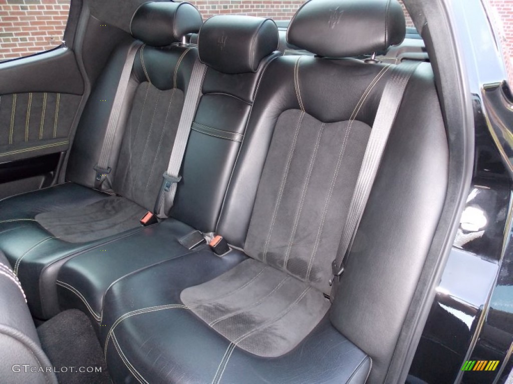Nero Interior 2008 Maserati Quattroporte Standard Quattroporte Model Photo #94534356