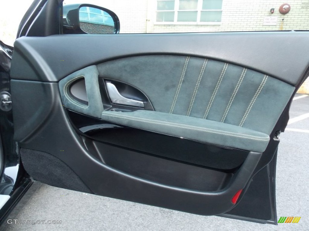 2008 Maserati Quattroporte Standard Quattroporte Model Nero Door Panel Photo #94534482