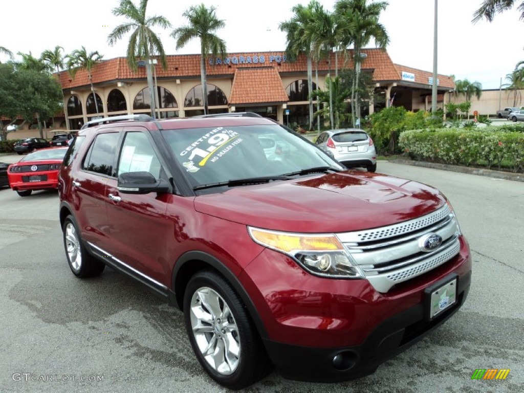 Ruby Red Metallic Ford Explorer