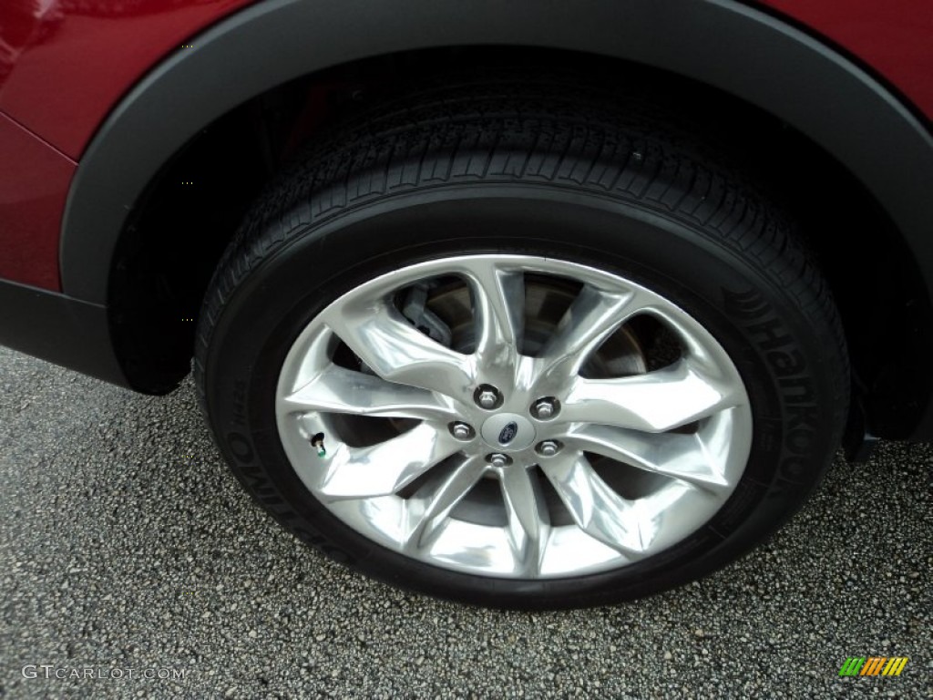 2013 Explorer XLT - Ruby Red Metallic / Charcoal Black photo #4