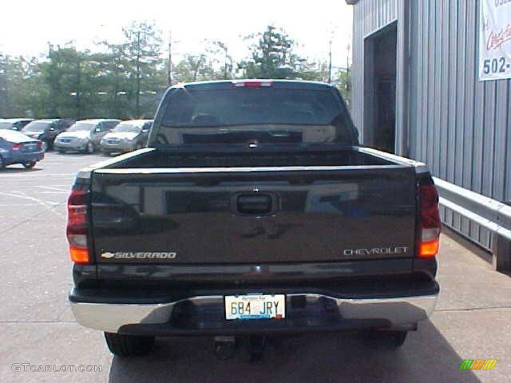 2005 Silverado 1500 Z71 Extended Cab 4x4 - Dark Gray Metallic / Dark Charcoal photo #8