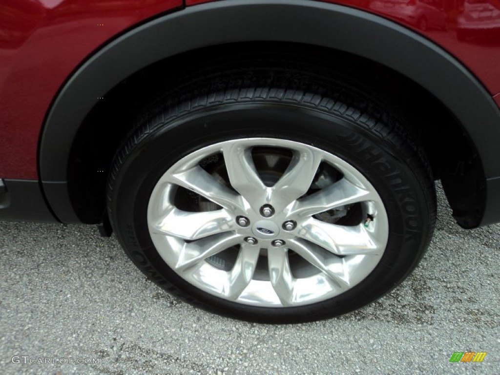 2013 Explorer XLT - Ruby Red Metallic / Charcoal Black photo #10