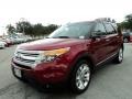 2013 Ruby Red Metallic Ford Explorer XLT  photo #13