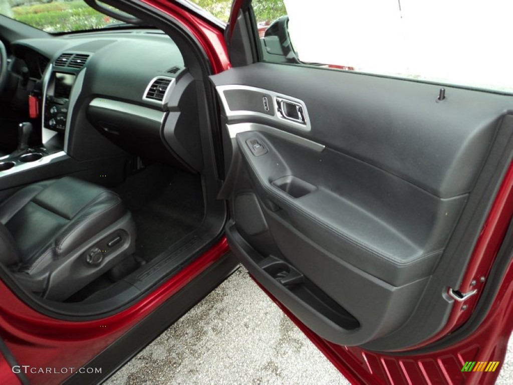 2013 Explorer XLT - Ruby Red Metallic / Charcoal Black photo #17