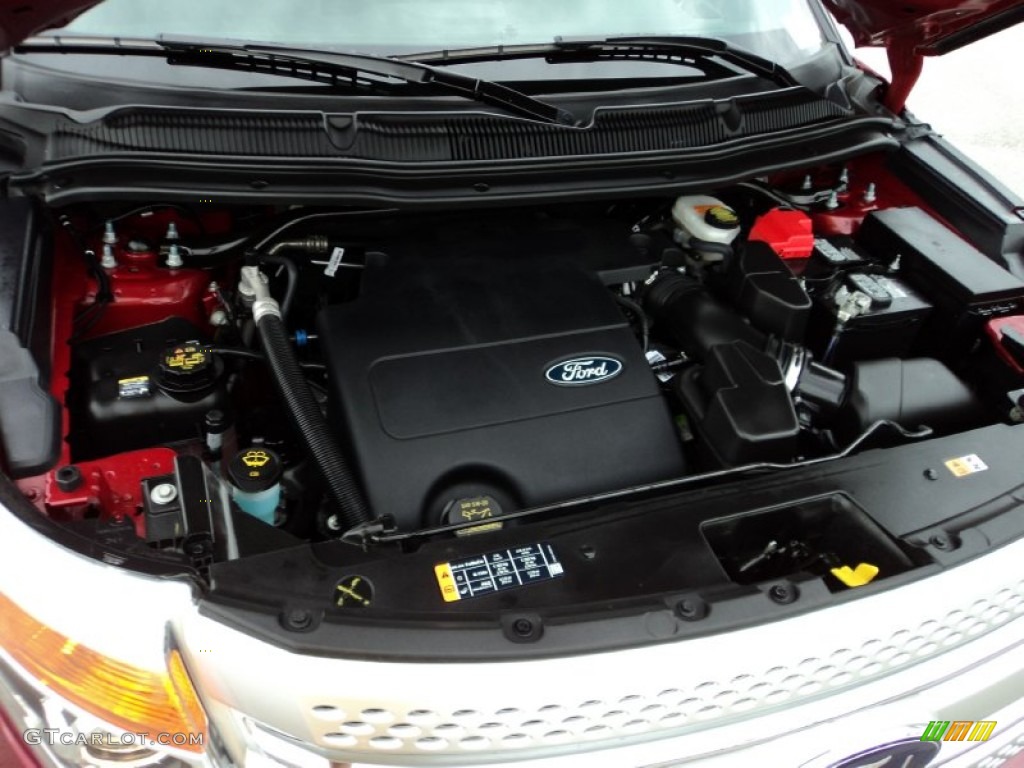 2013 Explorer XLT - Ruby Red Metallic / Charcoal Black photo #28