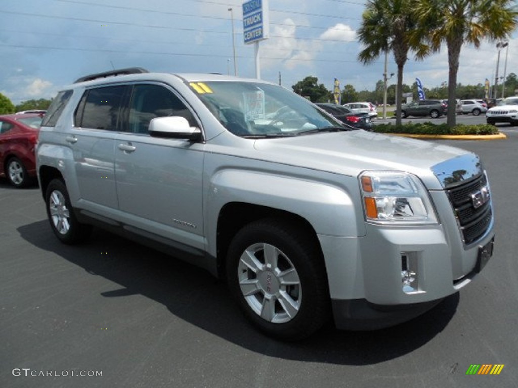 Quicksilver Metallic 2011 GMC Terrain SLE AWD Exterior Photo #94535670