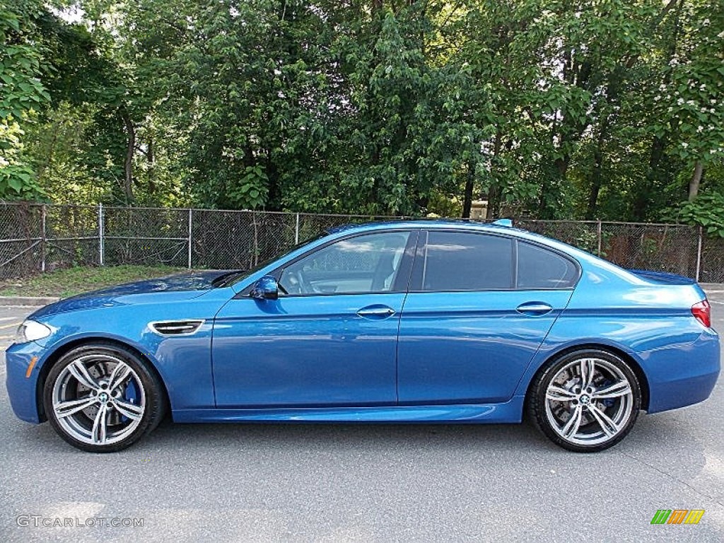 2013 M5 Sedan - Monte Carlo Blue Metallic / Silverstone II photo #2