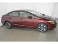 Crimson Pearl - Civic EX Sedan Photo No. 4