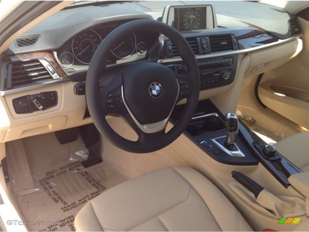 Venetian Beige Interior 2014 BMW 3 Series 328i Sedan Photo #94536285