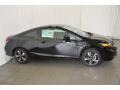 2014 Crystal Black Pearl Honda Civic EX Sedan  photo #5