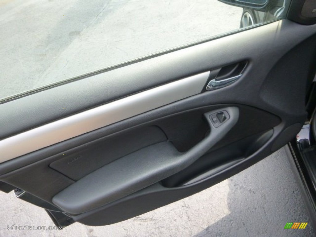 2004 BMW 3 Series 325i Sedan Black Door Panel Photo #94538025
