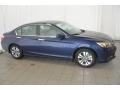 2014 Obsidian Blue Pearl Honda Accord LX Sedan  photo #4