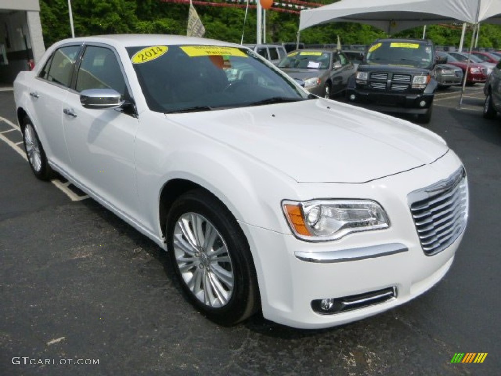 2014 300 C AWD - Bright White / Black photo #7