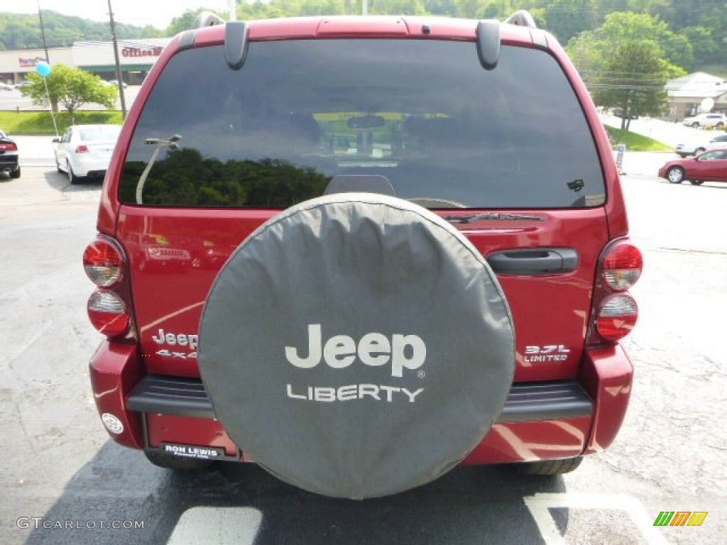 2006 Liberty Limited 4x4 - Inferno Red Pearl / Dark Khaki/Light Graystone photo #4