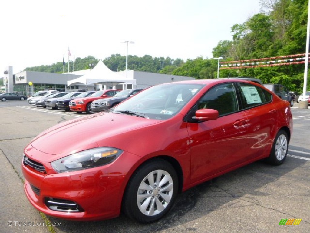 2014 Dart SXT - Redline 2 Coat Pearl / Black/Light Tungsten photo #1