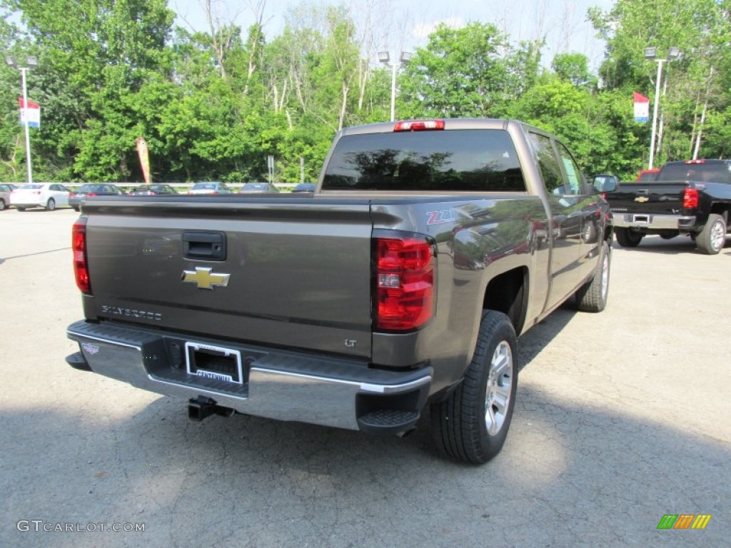 2014 Silverado 1500 LT Crew Cab 4x4 - Brownstone Metallic / Jet Black photo #6