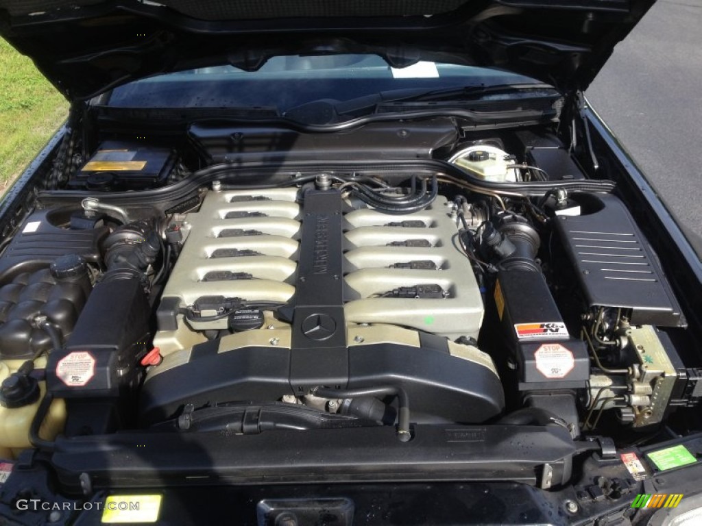 1997 Mercedes-Benz SL 600 Roadster 6.0 Liter DOHC 48-Valve V12 Engine Photo #94542108