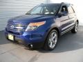 2013 Deep Impact Blue Metallic Ford Explorer Limited  photo #7