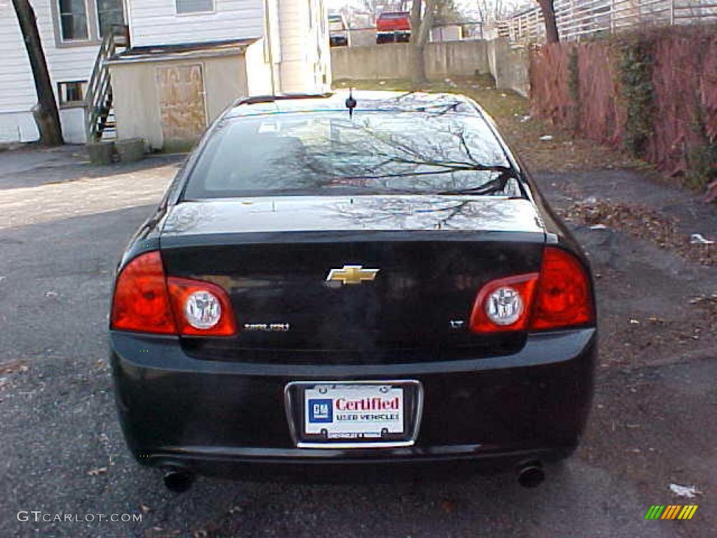 2008 Malibu LT Sedan - Black Granite Metallic / Cocoa/Cashmere Beige photo #8