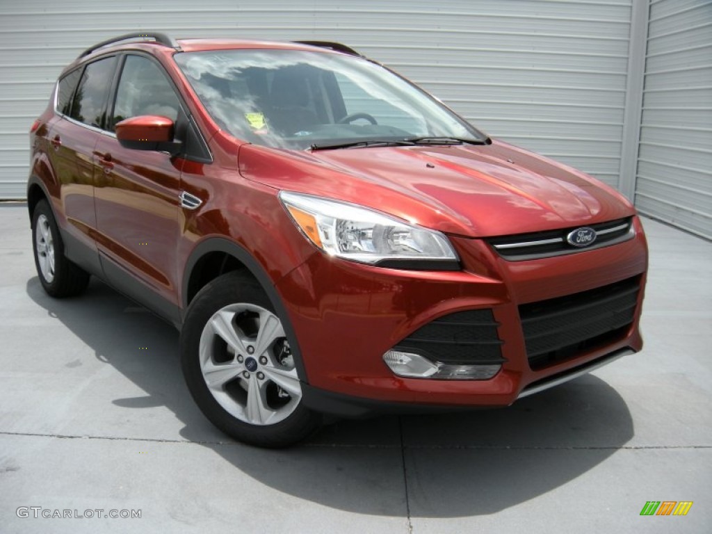 2014 Escape SE 2.0L EcoBoost - Sunset / Charcoal Black photo #2