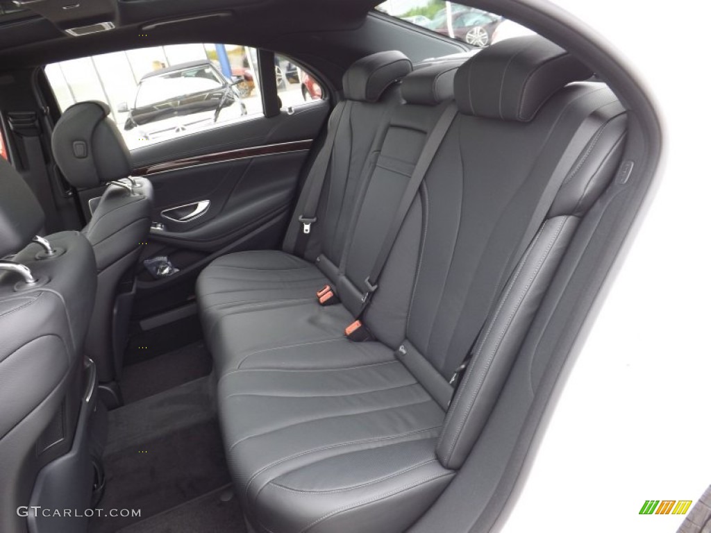 2015 Mercedes-Benz S 550 4Matic Sedan Rear Seat Photo #94544874