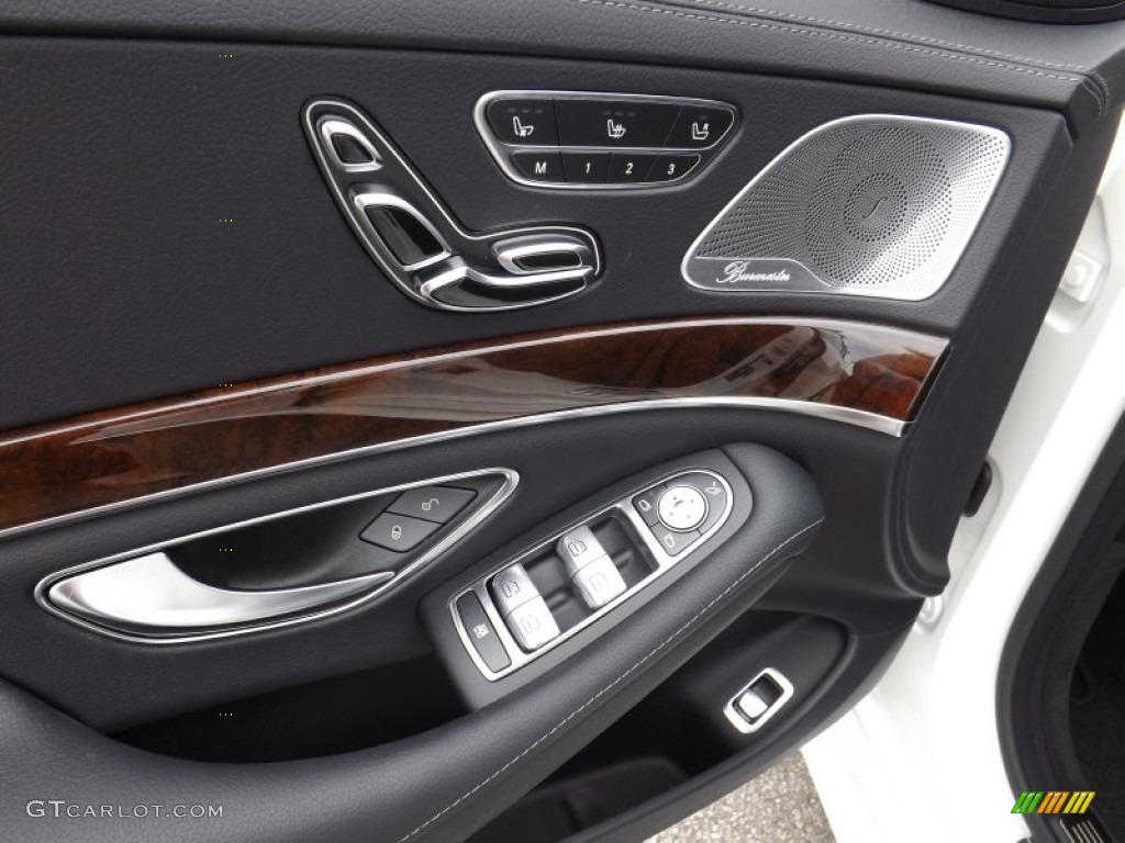 2015 Mercedes-Benz S 550 4Matic Sedan Black Door Panel Photo #94545156