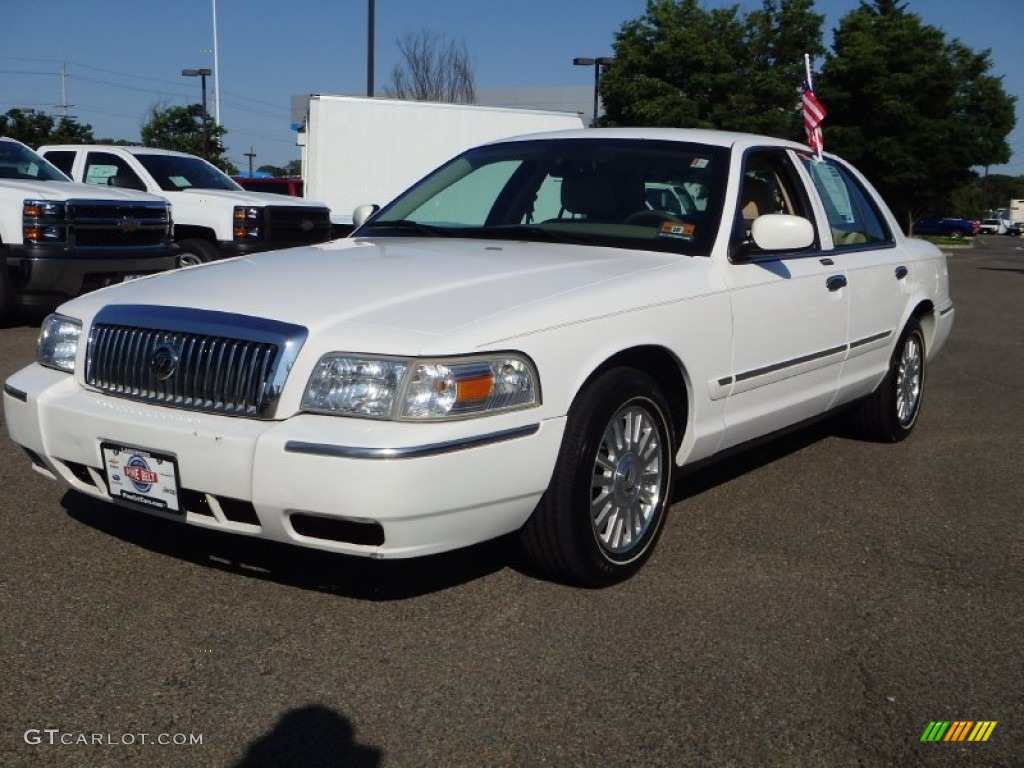 2006 Grand Marquis LS - Vibrant White / Light Camel photo #1