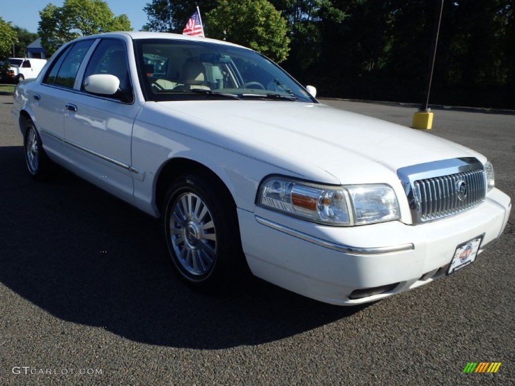 2006 Grand Marquis LS - Vibrant White / Light Camel photo #3