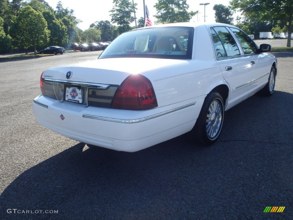 2006 Grand Marquis LS - Vibrant White / Light Camel photo #5