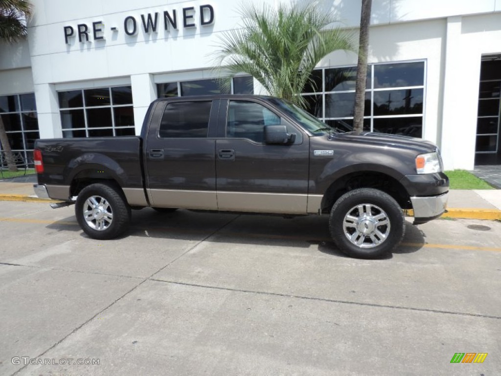 2006 F150 FX4 SuperCrew 4x4 - Dark Shadow Grey Metallic / Castano Brown Leather photo #2