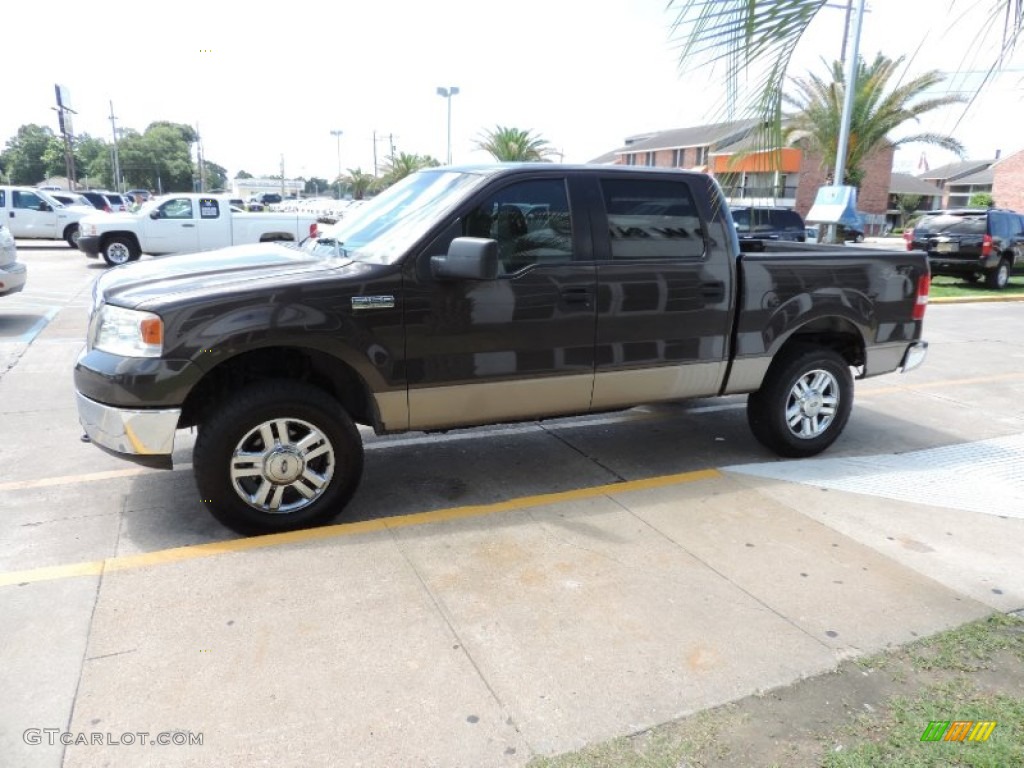 2006 F150 FX4 SuperCrew 4x4 - Dark Shadow Grey Metallic / Castano Brown Leather photo #3