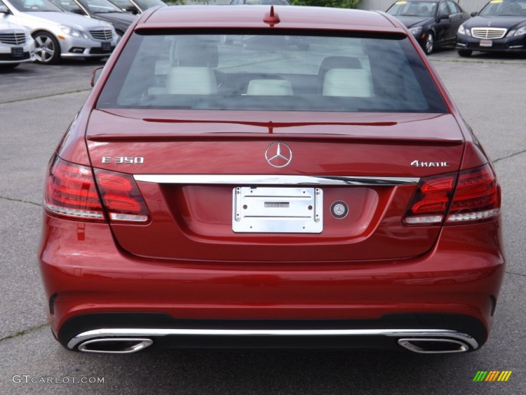 Hyacinth Red Metallic 2014 Mercedes-Benz E 350 4Matic Sport Sedan Exterior Photo #94545633
