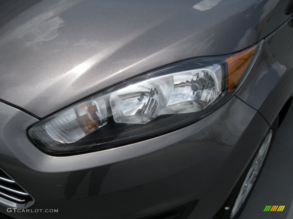 2014 Fiesta SE Sedan - Storm Gray / Charcoal Black photo #9
