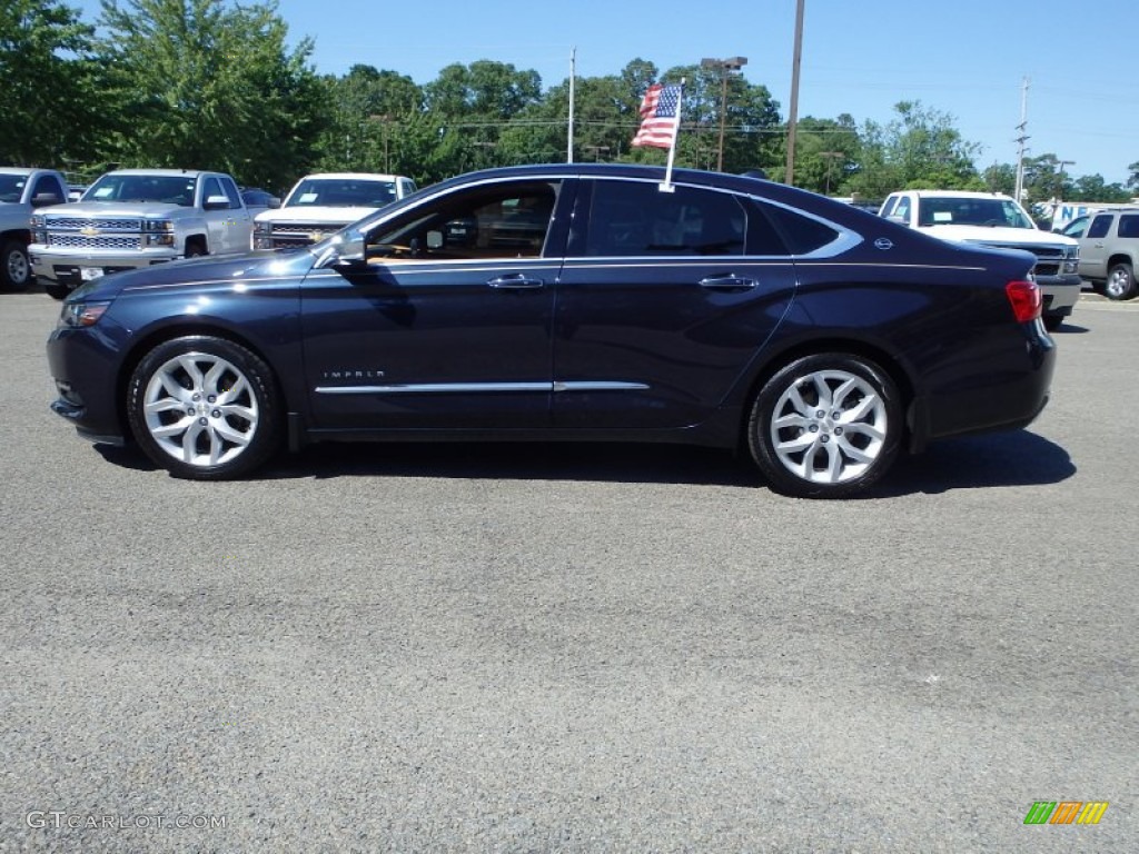 2014 Impala LTZ - Blue Ray Metallic / Jet Black/Mojave photo #8