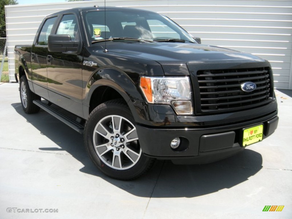 2014 F150 STX SuperCrew - Tuxedo Black / Black photo #1