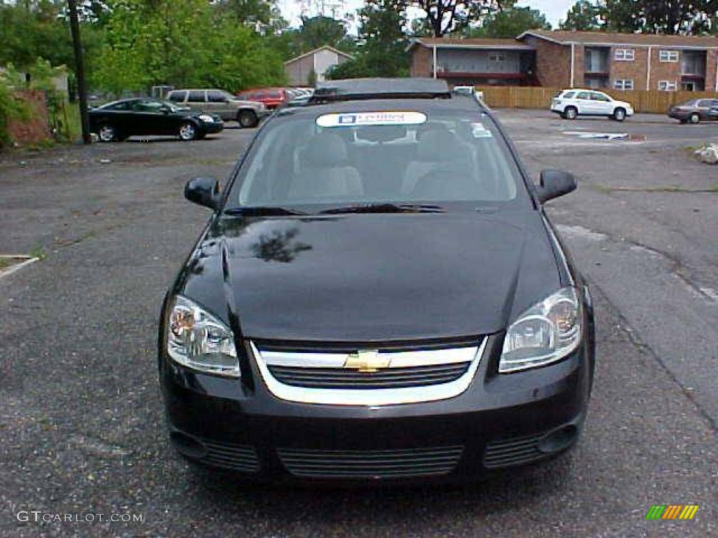 2009 Cobalt LT Sedan - Black / Gray photo #2