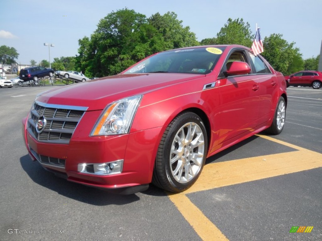 Crystal Red Tintcoat 2011 Cadillac CTS 4 3.6 AWD Sedan Exterior Photo #94547898