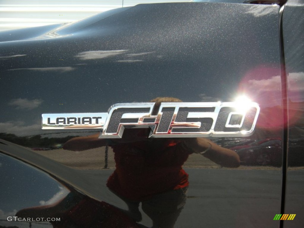 2014 F150 Lariat SuperCrew 4x4 - Tuxedo Black / Black photo #13