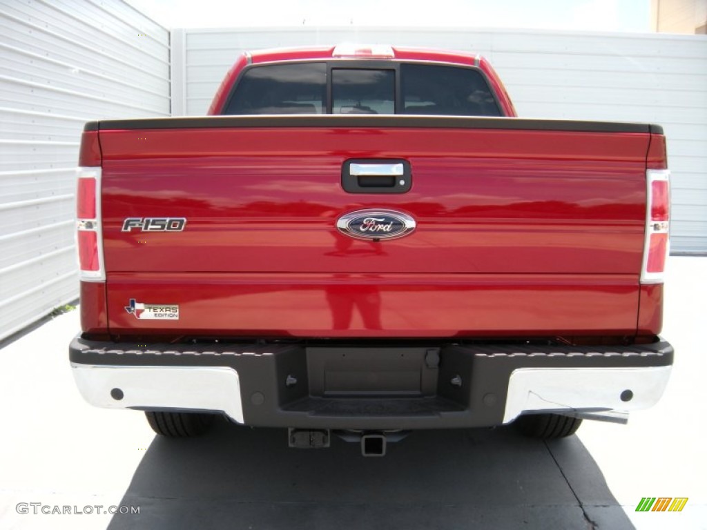 2014 F150 XLT SuperCrew - Ruby Red / Steel Grey photo #5