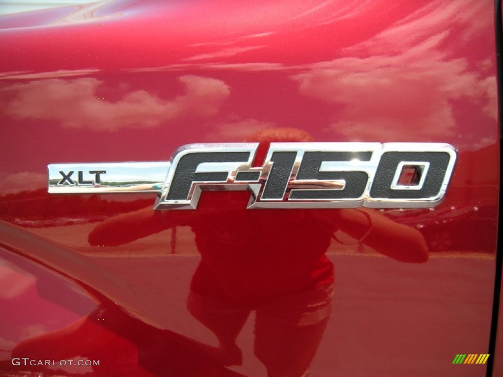 2014 F150 XLT SuperCrew - Ruby Red / Steel Grey photo #13